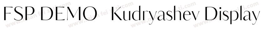 FSP DEMO   Kudryashev Display Regul字体转换